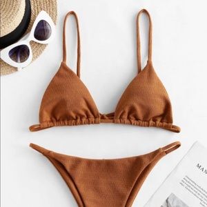 Brand New Never Worn Bikini, Size M, Color: Rust